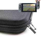 Althemax® Carrying Case Protective, hard, portable carrying case Carrying case Multi bag Orange interior for Nintendo Switch black