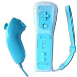 Classic Remote + Nunchuck Controller + Silicone Case for Wii / Wii Mini Multi Color - Black - Wii Accessories - Althemax - 7