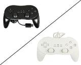 Classic Pro Game Joysticks Controller Remote for Nintendo Wii Multi Color Black White - White - Wii Accessories - Althemax - 4