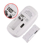 Hot Slim Mini Wireless Optical Mouse USB 2.4G 1600DPI Computer Laptop PC - White - Mice & Trackballs - Althemax - 2